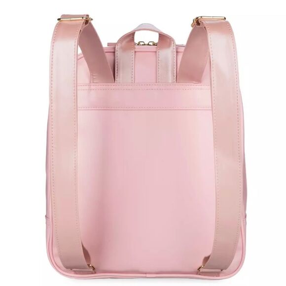 Disney Princess Crown Simulated Leather Backpack Pin Trader Holder NWT Ships NOW - Picture 2 of 2